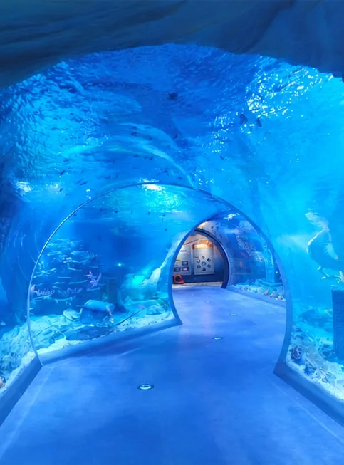 Completed underwater tunnel at the Shenzhen Hengyuan Hailifang project
